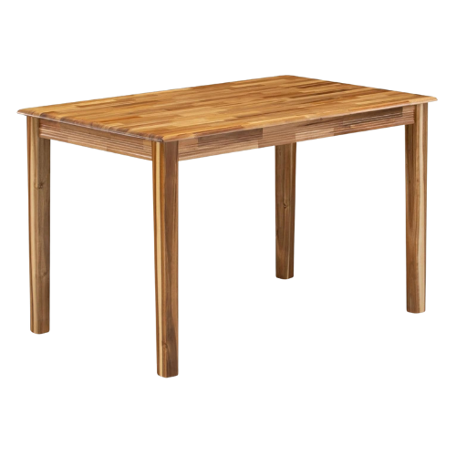 Rectangular Wooden Kitchen Dining Table – Modern Space-Saving Design